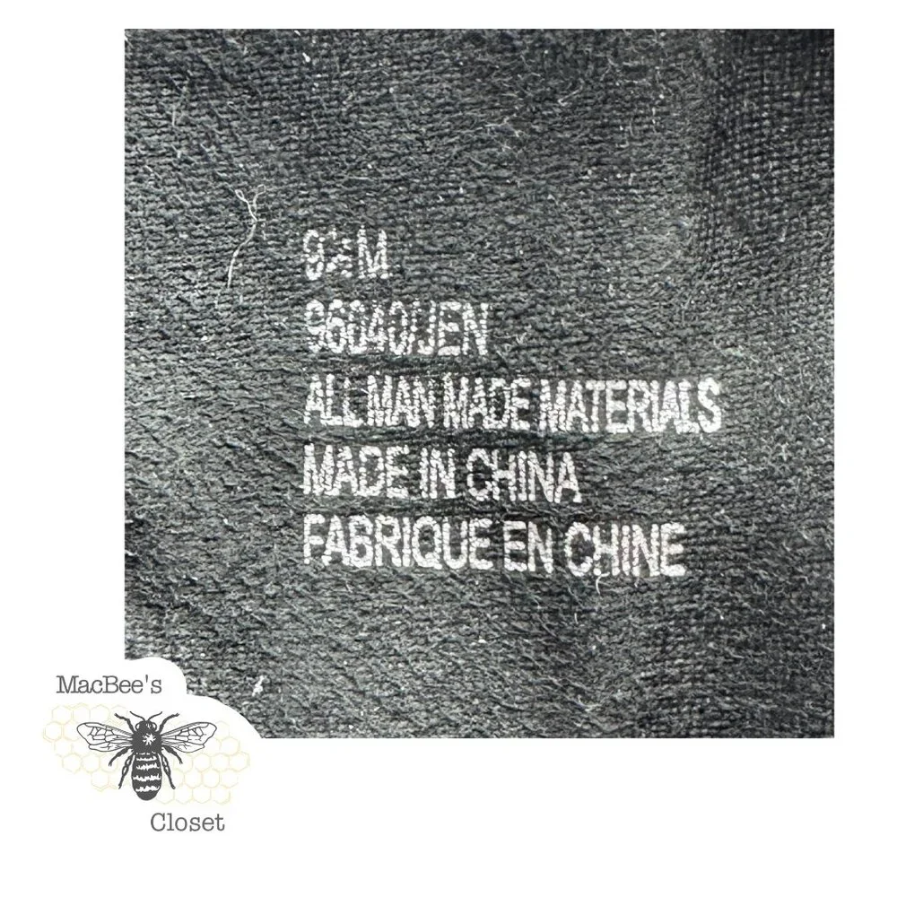 Maurices Black Vegan Leather Western Style Cowgirl Boots Black 9.5 in Womens - Picture 16 of 16